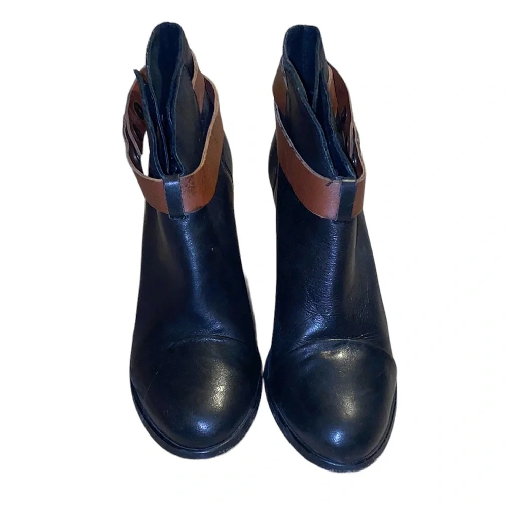Steve Madden Leather Booties Size 7 - Picture 2 of 6